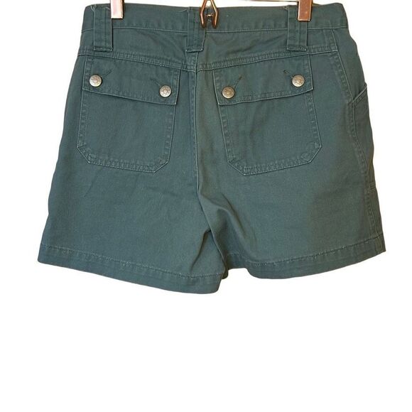Zena Jeans High Rise Cotton Bermuda Chino Shorts Green Size 4 - Picture 6 of 6